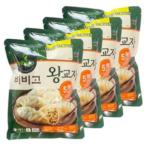 CJ 비비고 만두 왕교자 455g 4개 1.82kg, 4개 / 455g