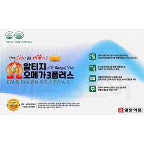 일양약품 알티지 오메가3 플러스 120캡슐 1개, 120정