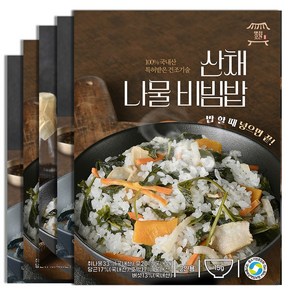 국내산나물 5종 맛보기 곤드레 산채 취나물 무시래기 뽕잎 가지 나물밥 건나물 비빔밥 영양밥, 1세트, 76g