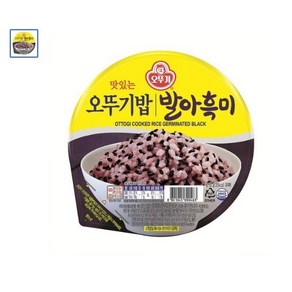 오뚜기 오뚜기밥 발아흑미 즉석잡곡밥, 210g, 12개