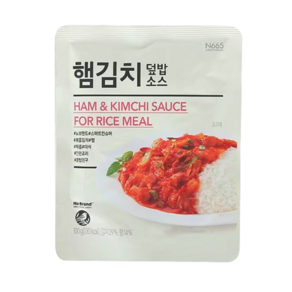 노브랜드 햄김치 덮밥 소스 100g x 4개 총 400g