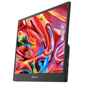 Newsync P140FT 14인치 휴대용 터치식 모니터 멀티뷰 14인치 멀티터치 IPS 광시야각 HDR 무결점, Newsyn 140FT 무결점, 31cm