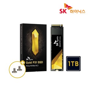 SK hynix -정품-SK하이닉스 P31 M.2 NVMe SSD Gold TLC [고정나사 증정], P31_, 1TB