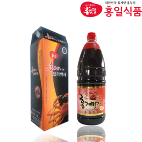 홍일 홍게맛장 1.8L 단품 선물세트 선물박스포함 편스토랑 홍게간장 W.A.T.B, 1개