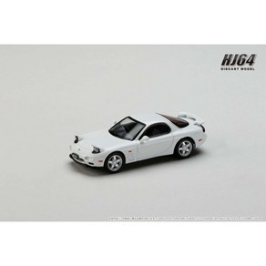 취미 재팬 Hobby JAPAN HJ644007AW 1 64 암피니 RX-7 FD3S TYPE RS 퓨어 화이트 다이캐스트 미니카 999069, 1개