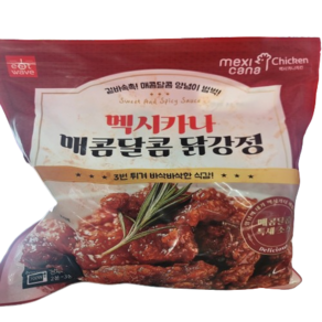 멕시카나 매콤달콤 닭강정800g 아이스박스+아이스팩/아이들간식/꿀맛/코스트코 빅마켓, 1개, 800g