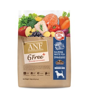 ANF 전연령 유기농 6Fee 연어 애견사료, 1개, 2kg