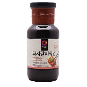 청정원 돼지갈비양념 280g 500g, 1개