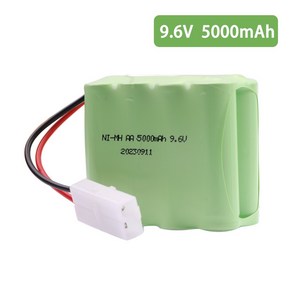 충전기 포함 배터리 Rc 장난감 자동차 탱크 로봇 총 액세서리 NiMH 8 * AA 9.6V 팩 5000mah, 01 1B, 1개