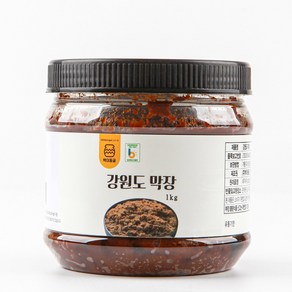 [백이동골] 강원도 막장 보리막장 막된장, 1kg, 1개