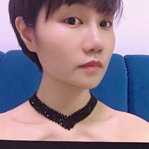 FANSYLI 크리스탈 목걸이 숏 여성 목걸이 발렌타인데이 선물 다층 쇄골 목걸이 파티 드레스 목걸이 기념일 선물 X2406J1403