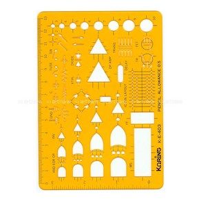 KORING(코링) 템플릿 K-E-403 (전자기호정규)
