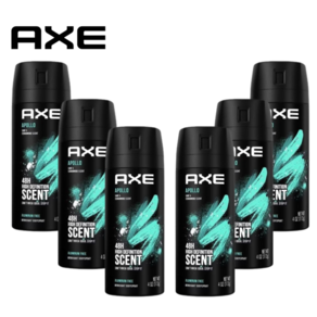 AXE 악스 데오드란트 스프레이 아폴로 150ml 6병, 6개