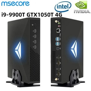 일체형PC 게임용 미니 MSECORE 인텔 코어 I910900F GTX 1050TI GDD4 4G 비디오 카드 윈도우 게임 데스크탑 컴퓨터 리눅스 2 DDR4 M2 NVMe 8K, 없음, 없음, 1) No SSD No RAM  I3 10100F GT