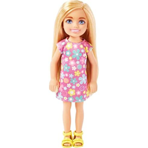 Babie Chelsea Doll Small Doll with Long Blonde Hai & Blue Eyes Weaing Removable Puple Floweed