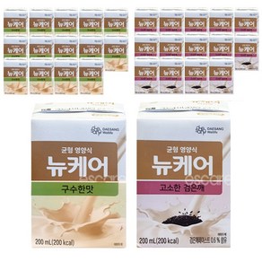 뉴케어 구수한맛 15팩+ 검은깨 15팩 일반 환자 균형 영양식, 30개, 200ml