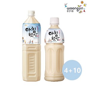 웅진식품 아침든든 아침햇살 기획세트 1.5L 4개+500mL 10개, 1세트