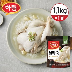 [냉동] 하림 닭백숙 1.1kg, 1개