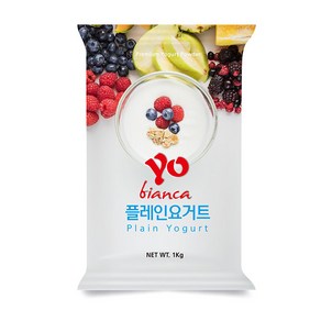 젤스타 요비앙카 플레인 요거트 파우더 1kg, 1개, 1개입