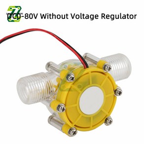 마이크로 수력 발전기 DC 수류 펌프 터빈 수력 에너지 발전기 80V 12V 5V DC 수류 발전기