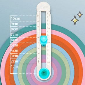 종이 원형 커터기 회전칼 동그라미 자르기 안심마개 최대32cm