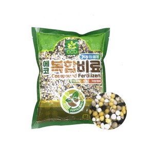 모두다 주말농장 텃밭 가정원예 에코 복합비료 500g, 에코복합비료(500g), 1개