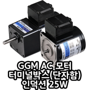 K8IG25NC-T GGM AC 단상 220V 25W 터미널박스 인덕션 모터, 1개