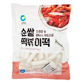 청정원 순쌀 떡볶이떡, 1kg, 1개