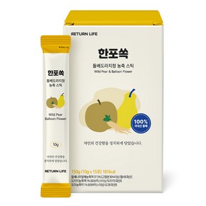 한포쏙 돌배도라지청 농축 스틱, 150g, 1개