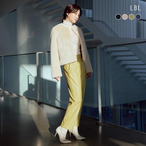 LBL 24FW 소프트 스트레치 FAUX레더 웜기모팬츠