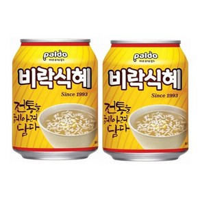 팔도 비락식혜 238mL 12캔, 12개