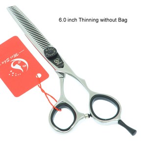 Meisha 5.5/6 인치 일본 철강 미용 가위 세트 440C 전문 절단 가위 얇은 가위 살롱 이발 A0082A, A0082A-05-60, A0082A-05-60