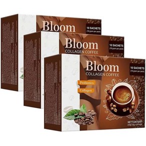 일본산 블룸 커피콜라겐 추천 퓨어 오가닉 남녀공용 3박스 bloom collagen coffee 3box, 3개, 100g