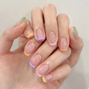 잇템샵 130여종 네일팁 인조손톱팁 네일디자인 붙이는네일팁 숏 롱 큐빅, 셀프네일팁(122), 1개
