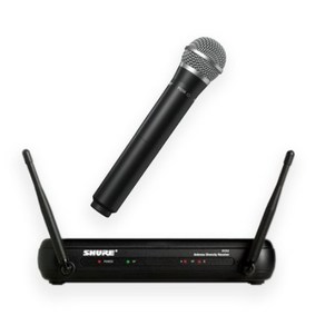 [음향] SHURE 슈어 SVX24 PG58 SHURE 무선핸드마이크(SVX24_PG58)(SVX24_PG58), 마이크솜망없음