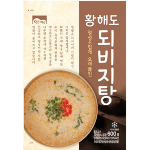 고향식품 황해도되비지탕 600g x 5팩세트 간편 냉동식품 업소용식자재, 20개