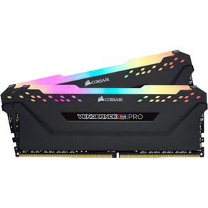 코르세어 VENGENCE RGB PRO DDR4 32GB 2x16GB 3600MHz CL18 인텔 XMP 2.0 iCUE 호환 컴퓨터 메모리 - 블랙 CMW32GX4M2D360