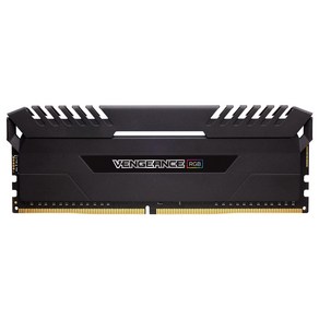 커세어 DDR4 32G PC4-24000 CL15 VENGEANCE LED RGB 8Gx4 RAM CMR32GX4M4C3000C15, 1개