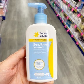 캔서카운슬 센시티브 민감성 선크림 SPF 50+ 200ml Cance Council Sensitive Sunsceen, 1개
