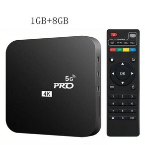 스마트 안드로이드 TV 박스 셋톱 박스 TV BOX 글로벌 버전 2024 10 TV 박스 홈 시어터 셋톱 4K HDR10 2.4G WIFI YouTube 스트리밍 미디어 플레이어, 5) 영국 플러그 - 1GB8GB, 1개