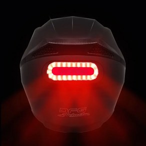 JS 헬멧 후미등 고급형 LED 오토바이 자전거 대리운전 안전등 보이다 하이바 라이트, 1개