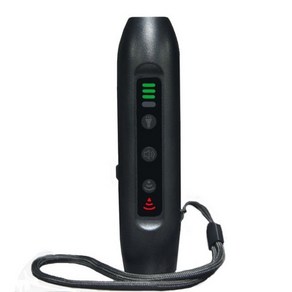 개 퇴치제 구충제 초음파 껍질 억제 전자 훈련 장치 USB 충전 손전등 LED, N10 Black Colo, 1개