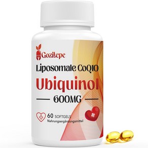 Gozitepe 리포좀 코큐텐 유비퀴놀 600mg 60캡슐, 1개, 60정