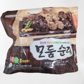 [트레이더스] 보승 모듬순대 찰순대 백순대 야채순대 아이스박스 아이스팩포장 /냉장식품, 1.2kg, 1개