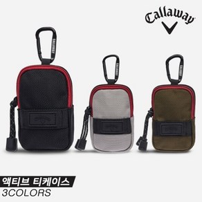 [캘러웨이코리아정품]2023 캘러웨이 액티브 티 케이스(ACTIVE TEE CASE) 파우치[3COLORS][남여공용], 그레이, 옵션:그레이, 1개