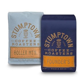 Stumptown Coffee Roastes 미디엄 로스트 유기농 원두 커피 - Holle Mountain 355ml12온스 백 시트러스 제스트 캐러멜 및 헤이즐넛 맛 노트 포, 1개입, 없음, 1) Holle Mountain  Foundes B, 1개