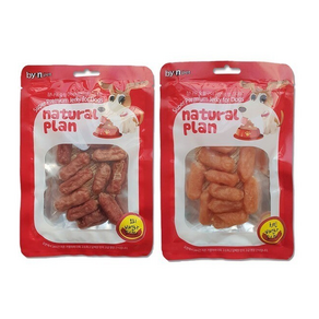 강아지간식 내추럴플랜 비엔나 소시지 100g, 오리 100g, 1개