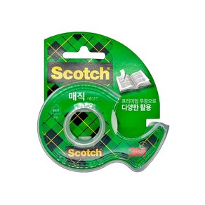 3M 스카치 104 매직 테이프 (12mm x 11M), 1개