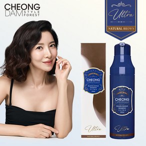 청담스타일 포레스트 블랙체인지 울트라 염색샴푸 200ml 자연갈색