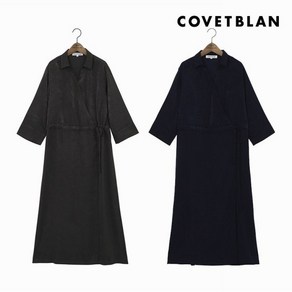 COVETBLAN 여성 랩 원피스V196MOP108W